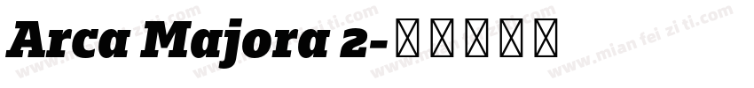 Arca Majora 2字体转换
